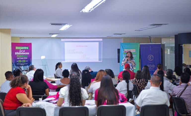 Biblioteca Rafael Carrillo Lúquez es sede del Encuentro Departamental de Bibliotecarios del Cesar