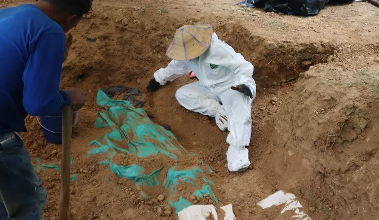 En el cementerio Jardines del Eccehomo en Valledupar, exhumaron 287 cuerpos