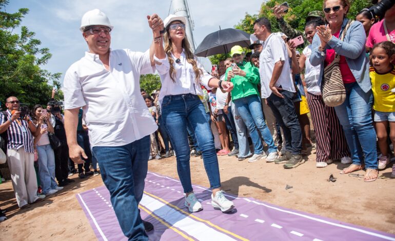 Instalada primera piedra de la diagonal 12 de Valledupar,  1 km de doble calzada en la ciudad