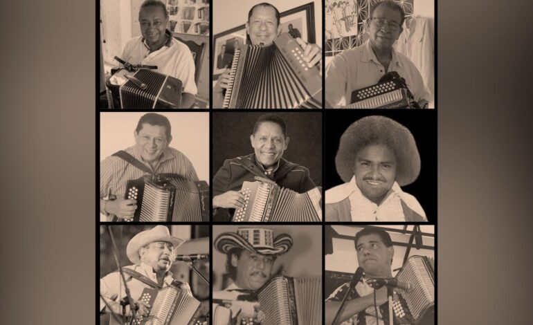 Nueve acordeoneros recibirán reconocimiento como Reyes Vitalicios del Festival de la Leyenda Vallenata