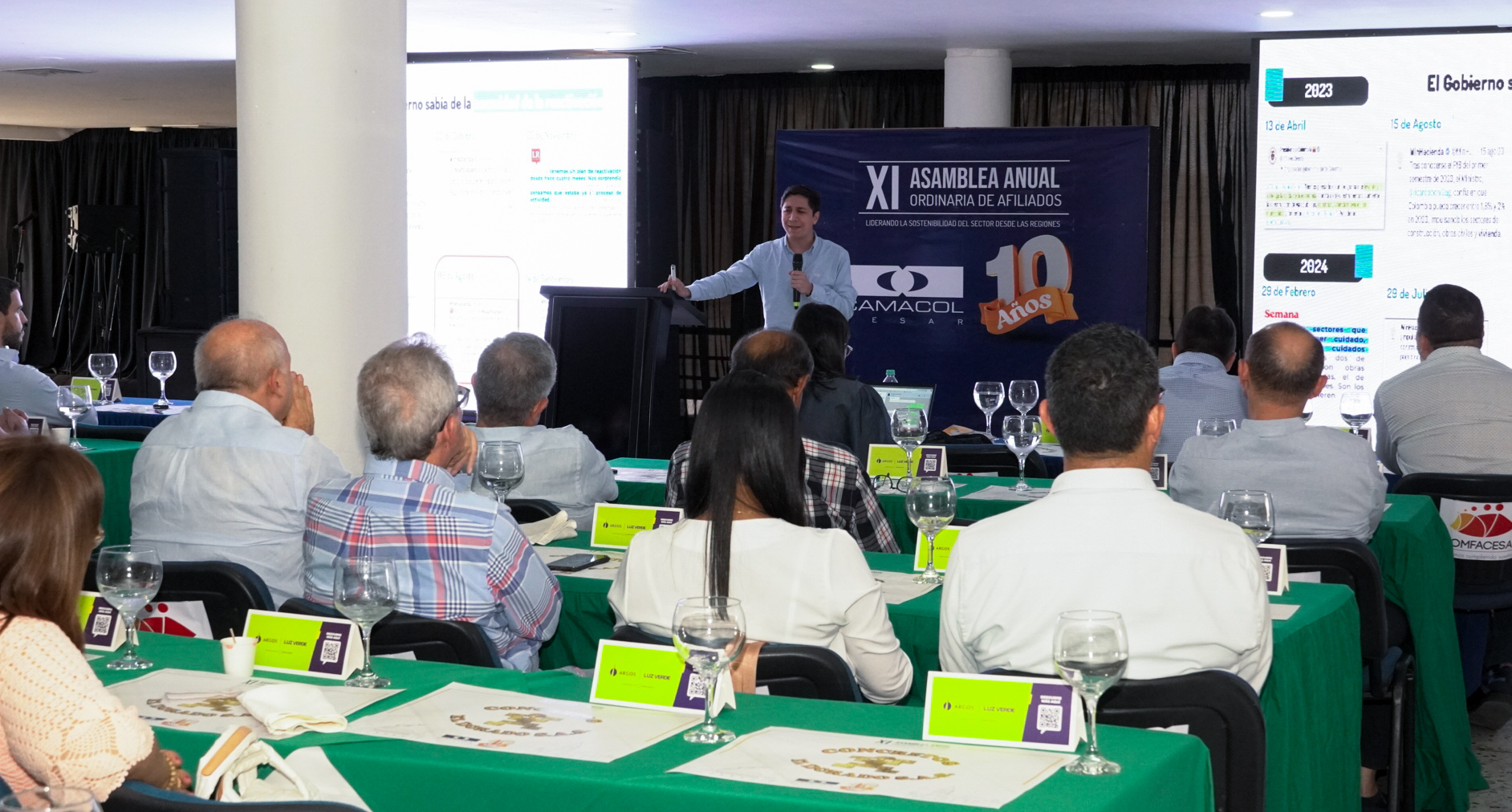 Camacol Cesar celebró 10 años reconociendo a las empresas que impulsan el sector