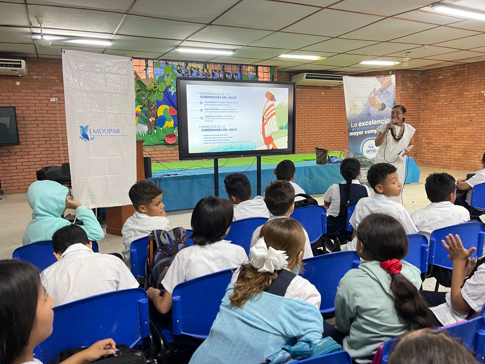 Emdupar promueve proceso de formación ambiental