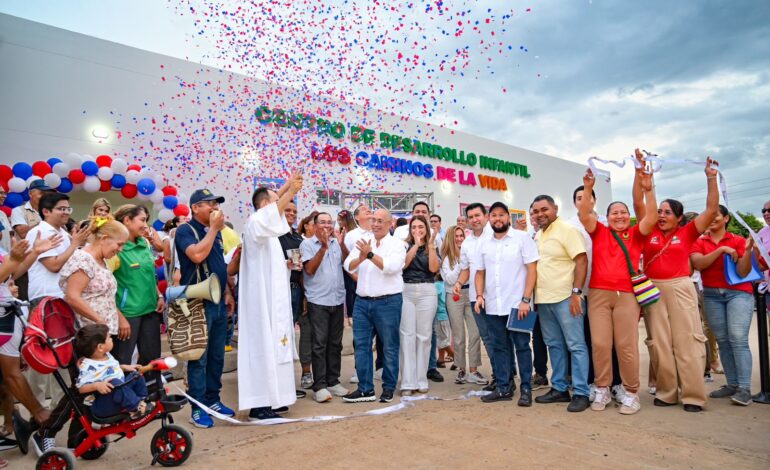 Alcalde Ernesto Orozco inauguró CDI que beneficiará a niños del sur en Valledupar