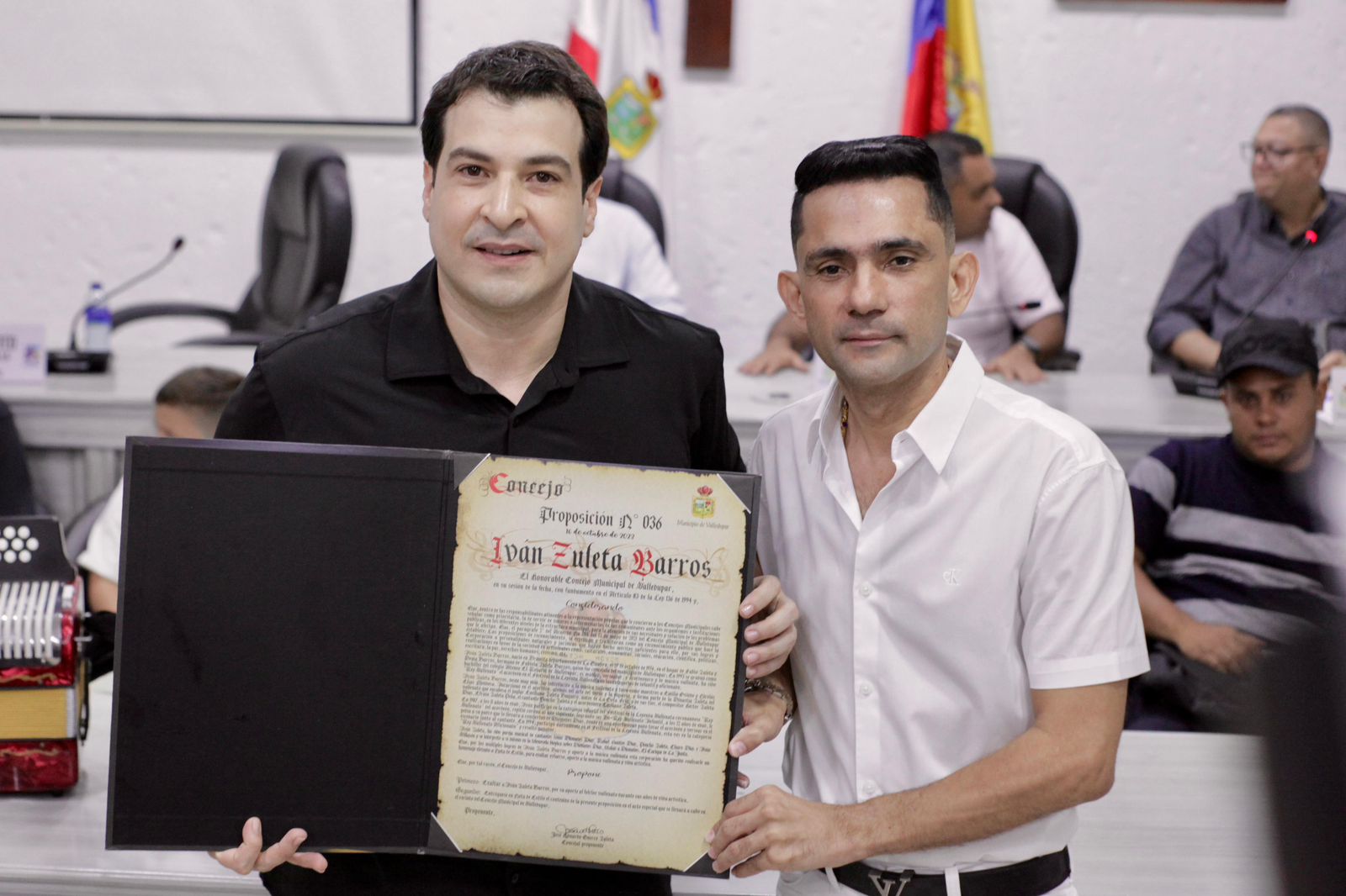 Iván Zuleta recibió nota de estilo por su legado en el folclor vallenato