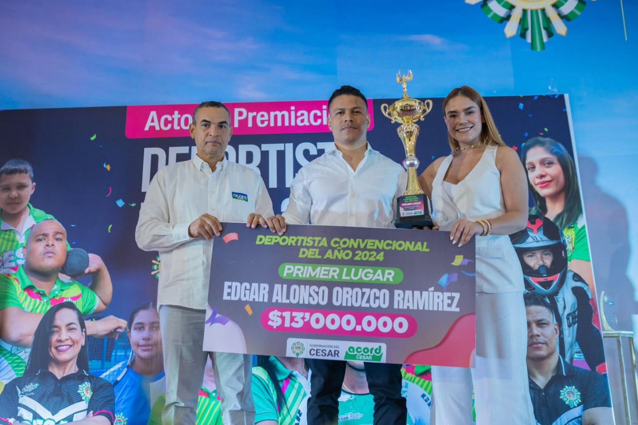 El Deportista del Año 2024 en el Cesar es Upecista: Edgar Alfonso Orozco Ramírez
