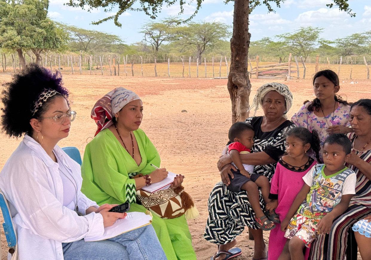Comunidades wayuu destacan avances en la atención a 300 familias en Manaure