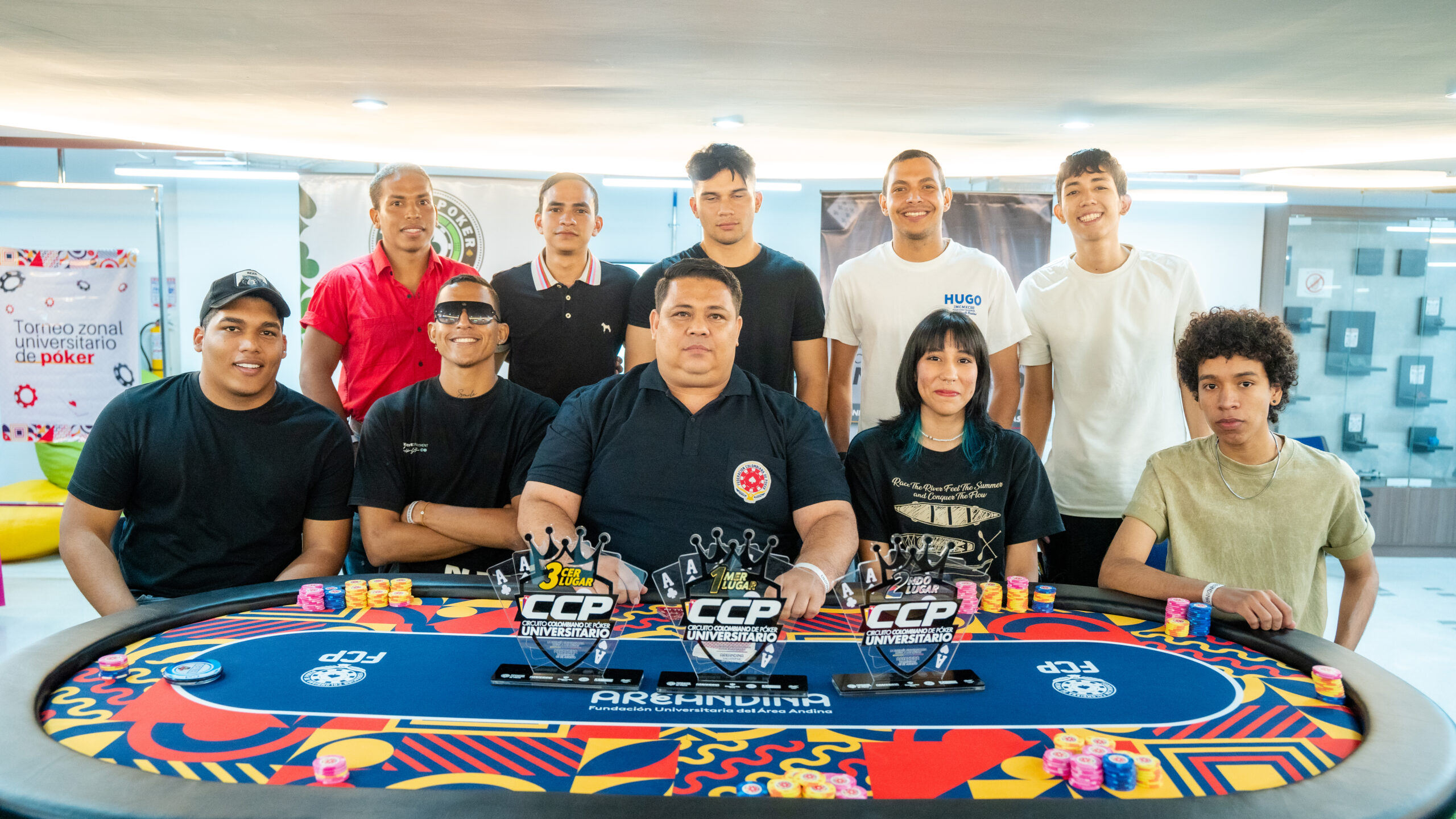 Valledupar vivió con éxito el inicio del Circuito Colombiano de Póker Universitario 2025