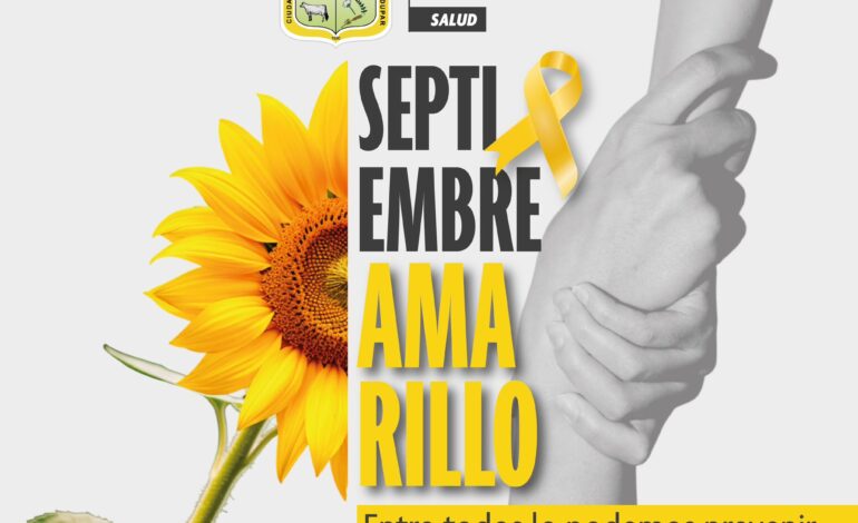 Alcaldía de Valledupar conmemoró Día Mundial de la Prevención del Suicidio con reducción de conductas autolesivas