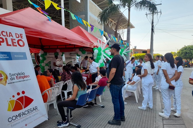 Feria de empleo y bienestar de Comfacesar llega este viernes a La Loma