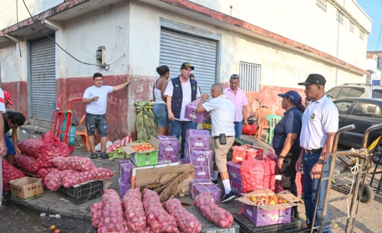 Alcaldía recuperó espacio público en el sector del mercado