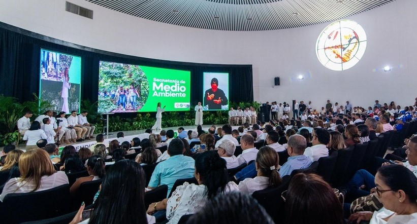 Gobernadora del Cesar rindió cuentas y reportó 85% de cumplimiento en metas del Plan de Desarrollo